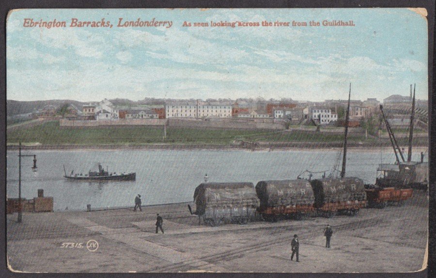 Co Londonderry Ebrington Barracks Guildhall River Vintage A4 Photo Print