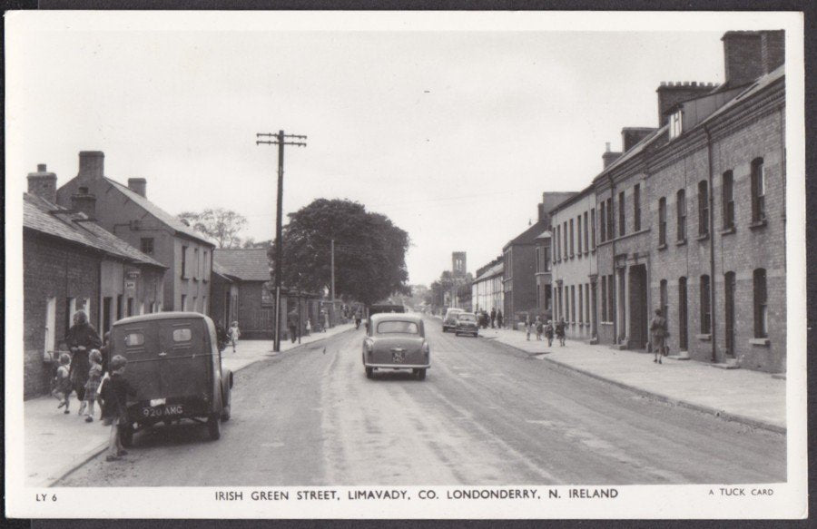 Co Londonderry Limavady Irish Green Street 1950s Vintage A4 Photo Print