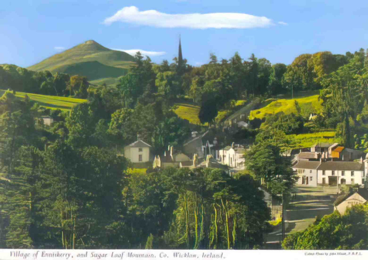 Co Wicklow Enniskerry Sugar Loaf Mountain Vintage A4 Photo Print