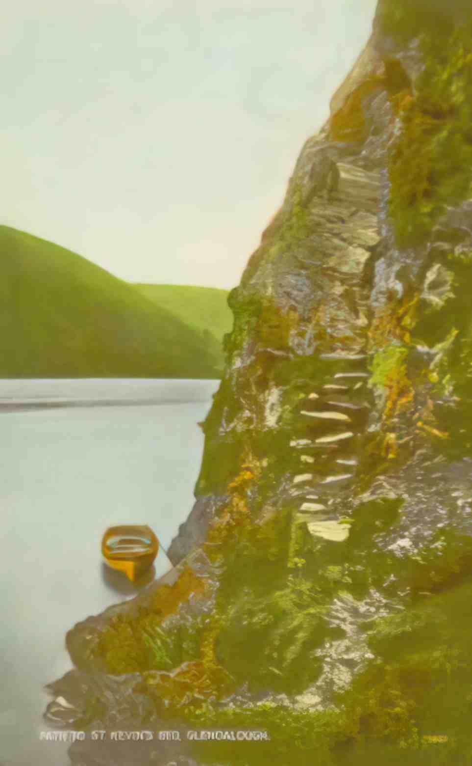 Co Wicklow Glendalough Path to St Kevins Bed Vintage A4 Photo Print