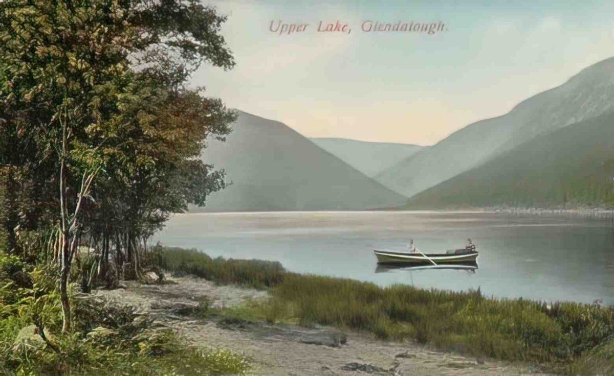 Co Wicklow Glendalough Upper Lake 1900s Vintage A4 Photo Print