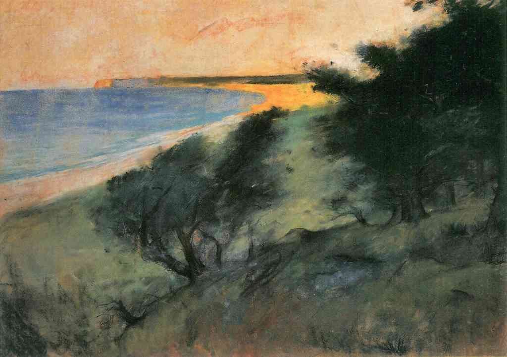 Coast Of Rugen Lesser Ury Impressionism European A4 Photo Print