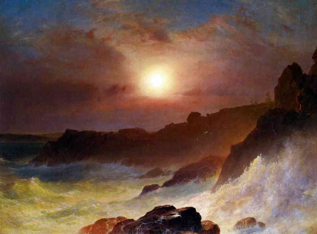 Coast Scene Mount Desert Frederick Edwin Church A4 Photo Print