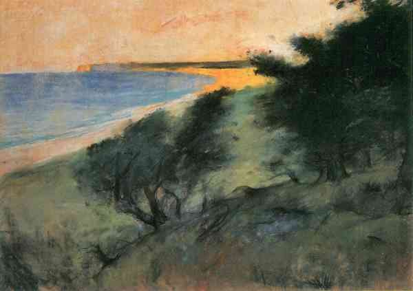Coast of Rugen by Lesser Ury Impressionism European A4 Photo Print