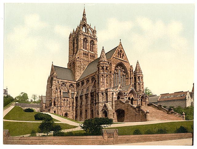 Coates Memorial Church Paisley Vintage A4 Photo Print