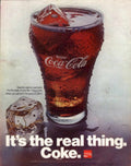 Coca Cola Bottle 1 1970s Vintage Retro Advert