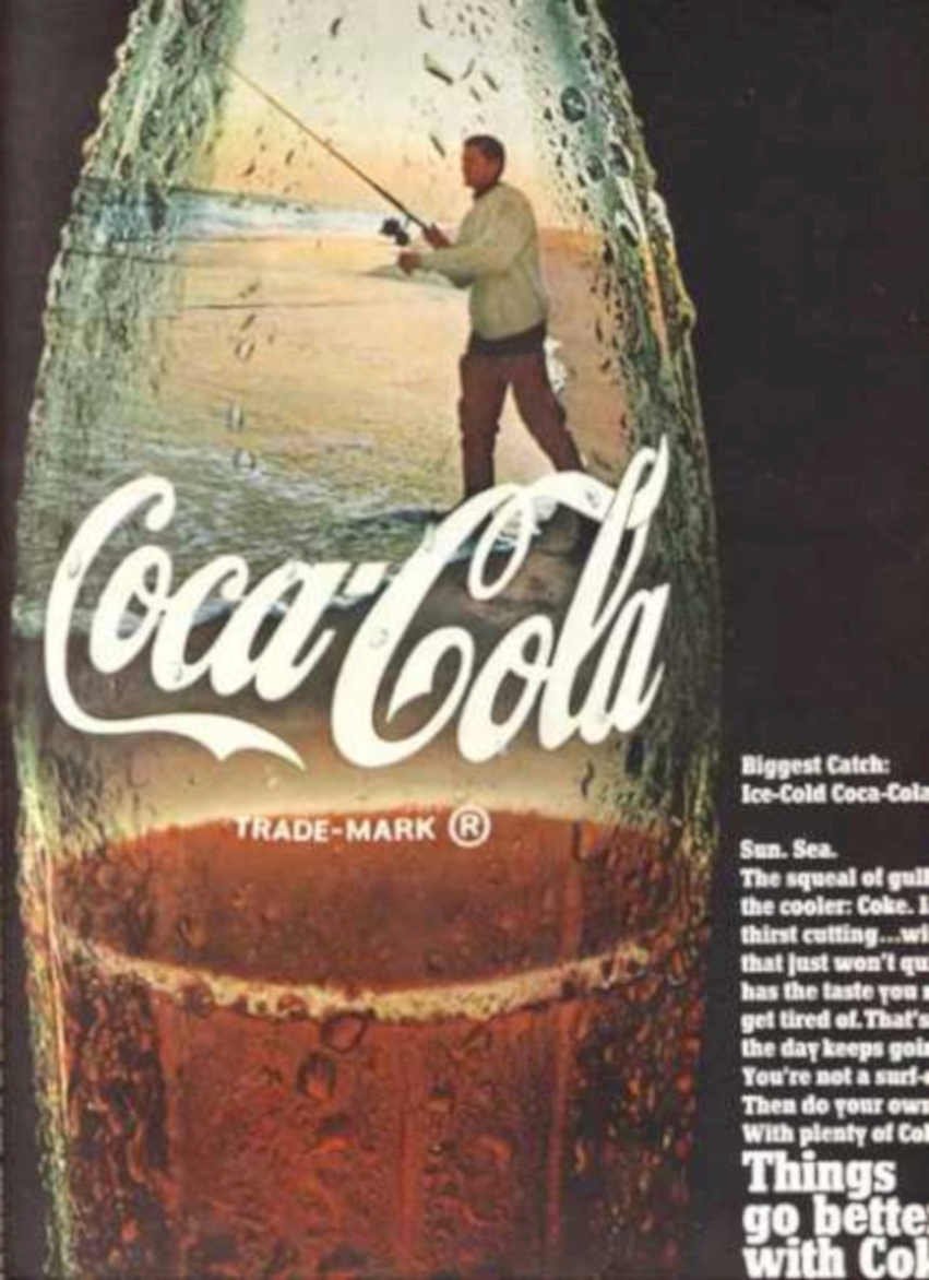 Coca Cola Bottle 4 Vintage Retro Advert Ads A4 Photo Print