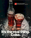 Coca Cola Bottles 1970s Vintage Retro Advert