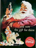 Coca Cola Christmas Vintage Retro Advert Ads A4 Photo Print