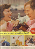 Coca Cola Couple 2 Vintage Retro Advert Ads A4 Photo Print