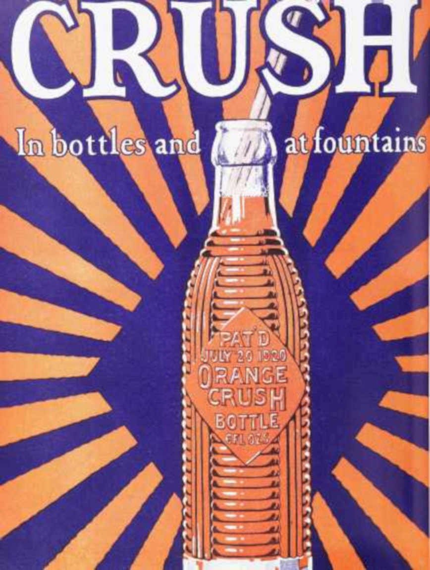 Coca Cola Crush Vintage Retro Advert Ads A4 Photo Print