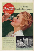 Coca Cola Drink Vintage Retro Advert Ads A4 Photo Print
