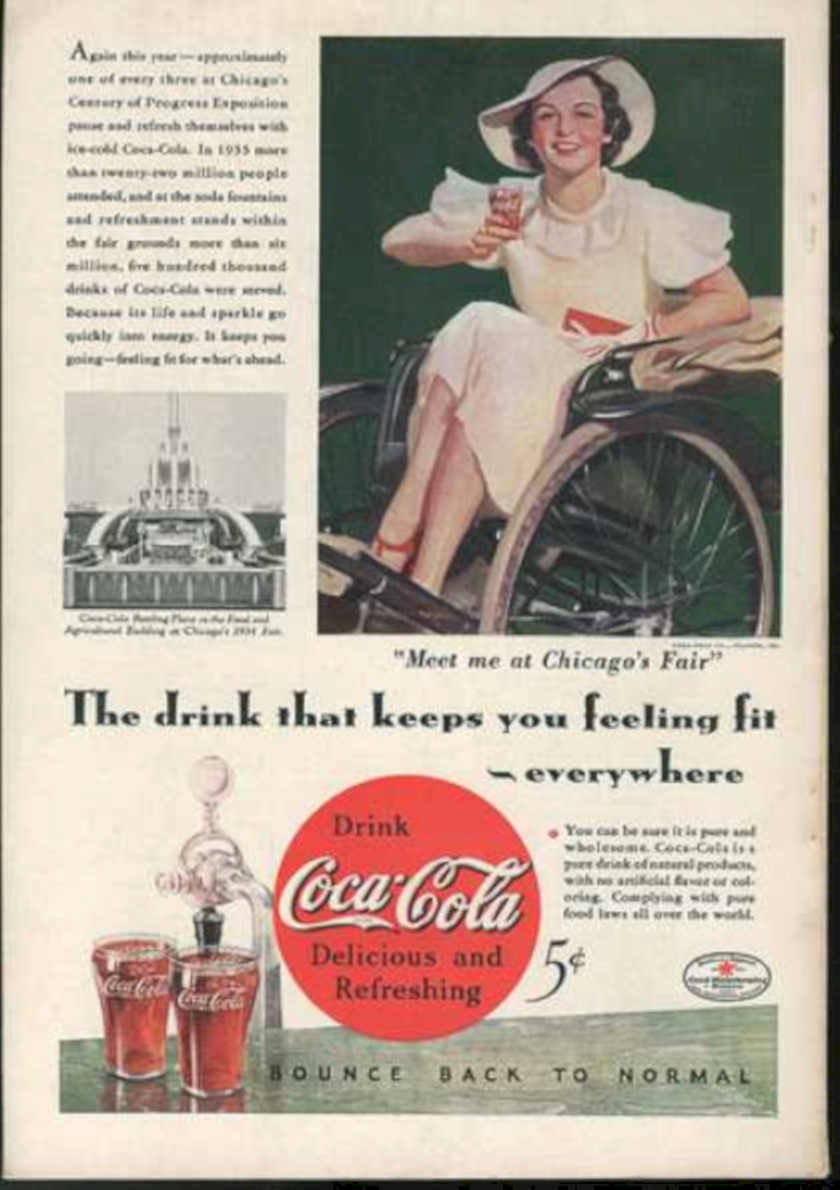 Coca Cola Fair 2 Vintage Retro Advert Ads A4 Photo Print