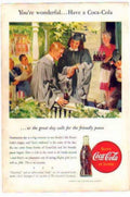 Coca Cola Family 6 Vintage Retro Advert Ads A4 Photo Print