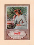 Coca Cola Garden Vintage Retro Advert Ads A4 Photo Print