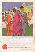 Coca Cola India 1 Vintage Retro Advert Ads A4 Photo Print