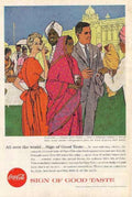 Coca Cola India 2 Vintage Retro Advert Ads A4 Photo Print