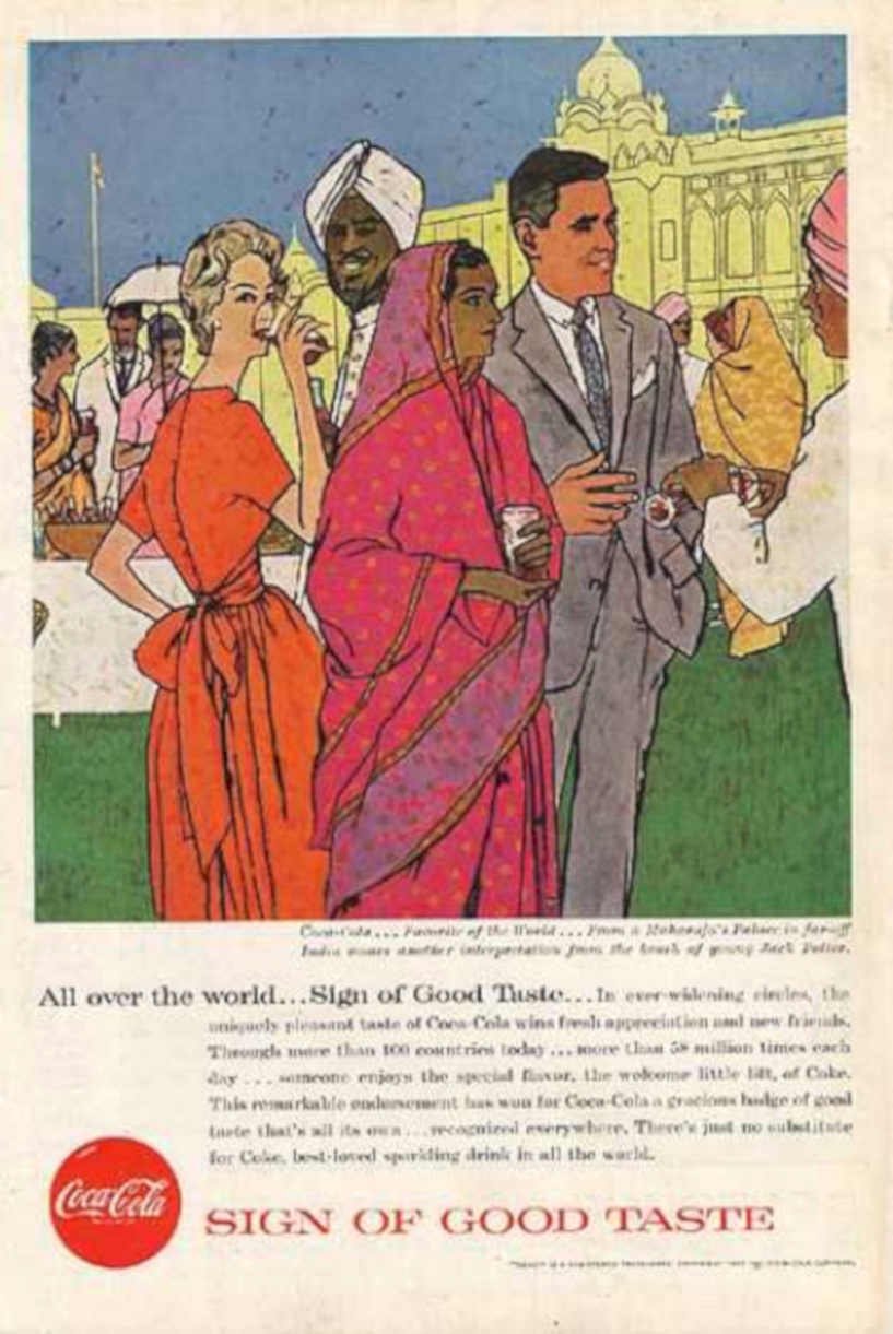 Coca Cola India 2 Vintage Retro Advert Ads A4 Photo Print