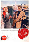 Coca Cola Lighthouse 2 Vintage Retro Advert Ads A4 Photo Print