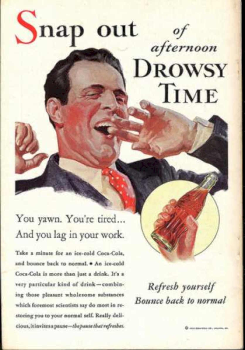 Coca Cola Man 3 Vintage Retro Advert Ads A4 Photo Print