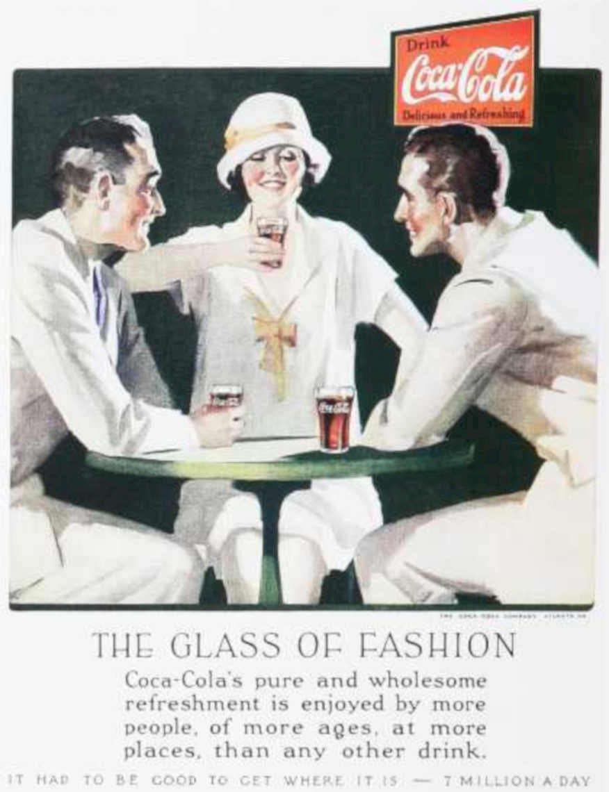 Coca Cola Men 3 Vintage Retro Advert Ads A4 Photo Print