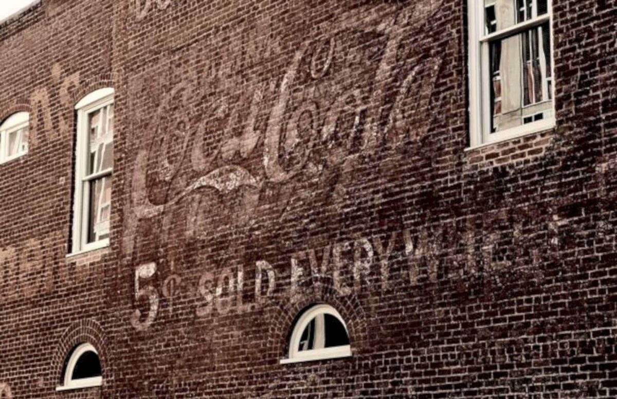 Coca Cola Mural 2 Vintage Retro Advert Poster A4 Photo Print