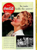 Coca Cola National 2 Vintage Retro Advert Ads A4 Photo Print
