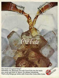 Coca Cola Overflow Vintage Retro Advert Ads A4 Photo Print