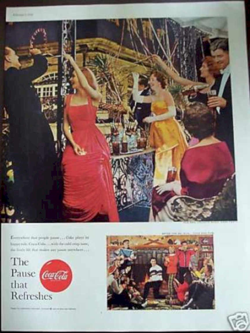 Coca Cola Pause 3 Vintage Retro Advert Ads A4 Photo Print