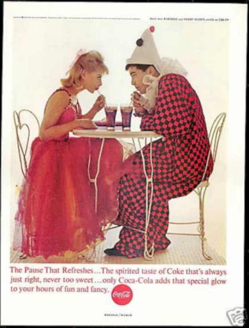 Coca Cola Pause 7 Vintage Retro Advert Ads A4 Photo Print
