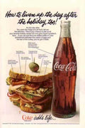 Coca Cola Sandwich Vintage Retro Advert Ads A4 Photo Print