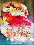 Coca Cola Santa 2 Vintage Retro Advert Poster A4 Photo Print