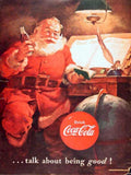 Coca Cola Santa 6 Vintage Retro Advert Ads A4 Photo Print