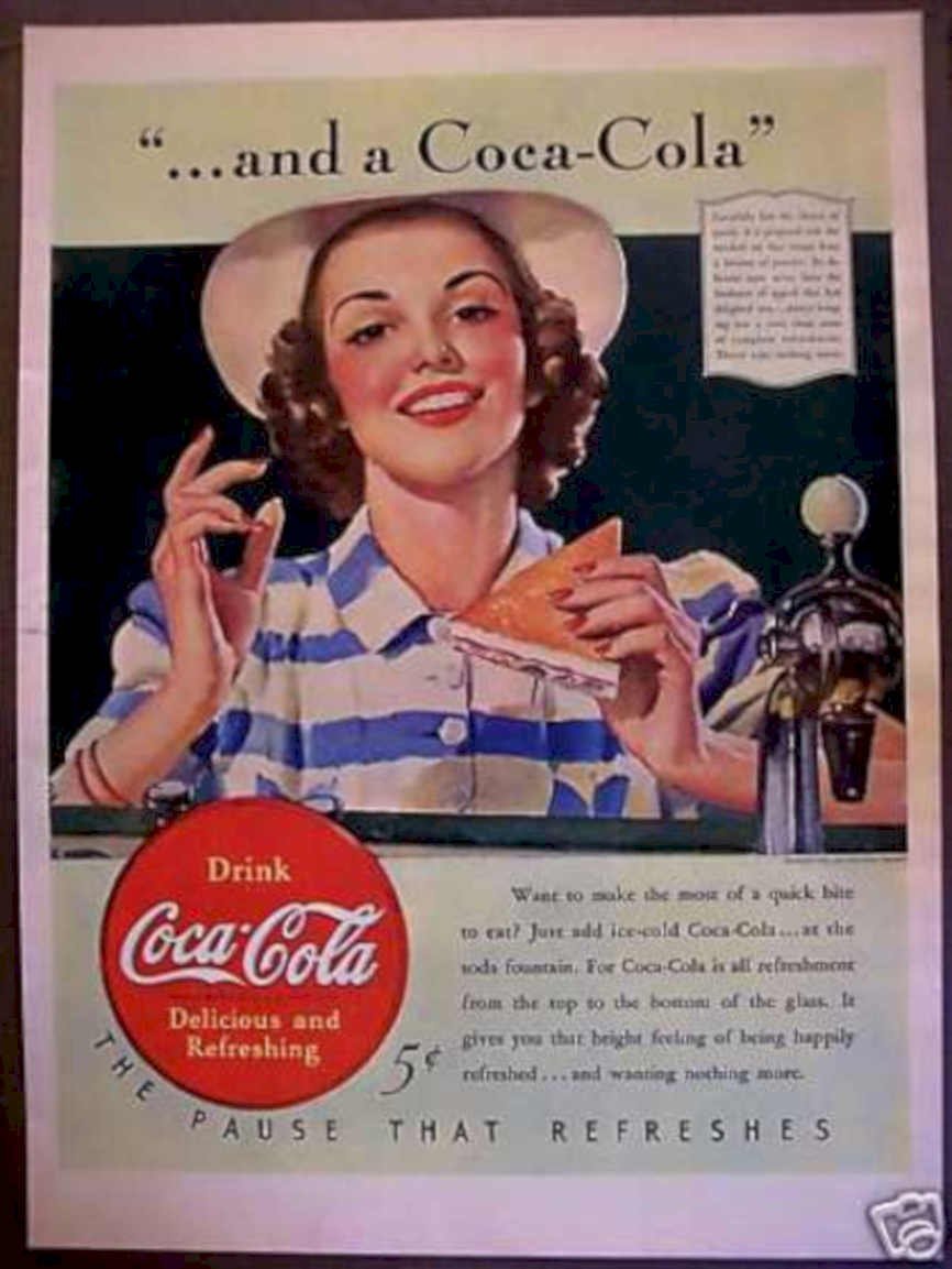 Coca Cola Soda 3 Vintage Retro Advert Ads A4 Photo Print