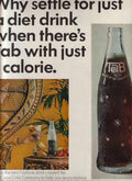 Coca Cola Tab Vintage Retro Advert Ads A4 Photo Print