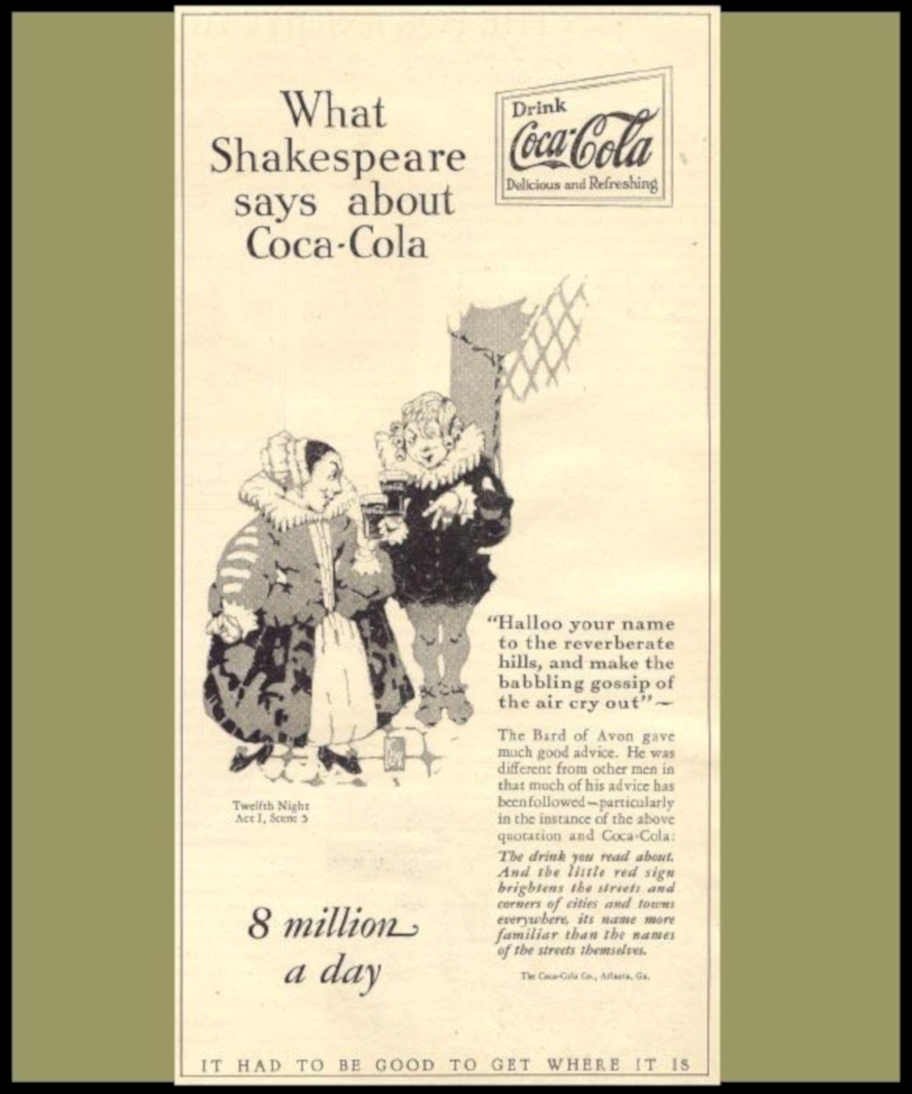 Coca Cola Twelfth 2 Vintage Retro Advert Ads A4 Photo Print
