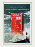 Coca Cola Vending 1 Vintage Retro Advert Poster A4 Photo Print