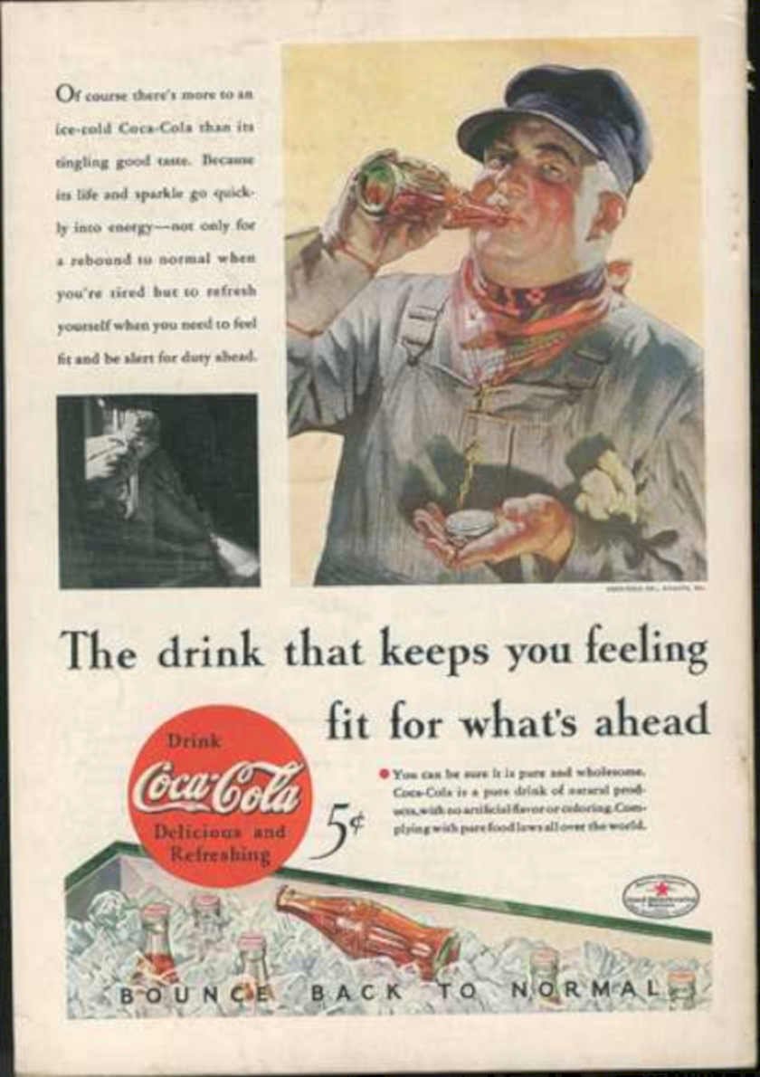 Coca Cola Winter Vintage Retro Advert Ads A4 Photo Print