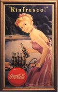 Coca Cola Woman 4 1930s Vintage Retro Advert Poster