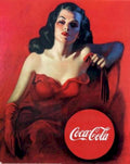 Coca Cola Woman 9 Vintage Retro Advert Ads A4 Photo Print