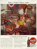 Coca Ship Mates Vintage Retro Advert Ads A4 Photo Print