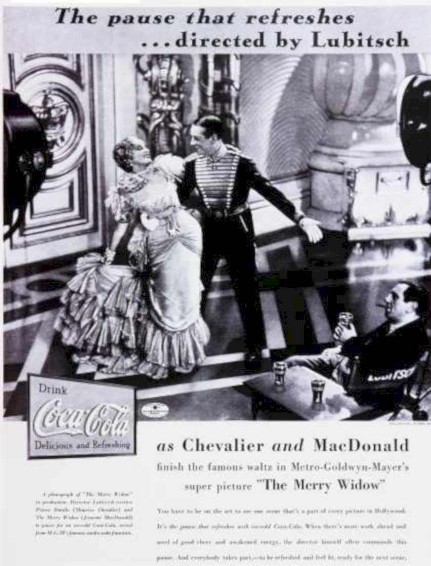 Coca Widow Lubitsch Vintage Retro Advert Ads A4 Photo Print