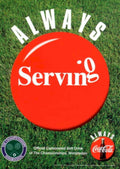 Coca Wimbledon Serving 1990s Vintage Retro Advert