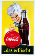CocaGerman Advert A4 Photo Print