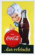 CocaGerman Vintage Advert A4 Photo Print