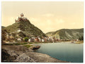 Cochem and castle Moselle valley of Vintage A4 Photo Print