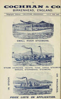 Cochran Steamers Birkenhead Vintage Retro Advert Poster A4 Photo Print