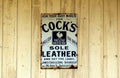 Cocks Sole Leather Vintage Retro Advert Poster A4 Photo Print