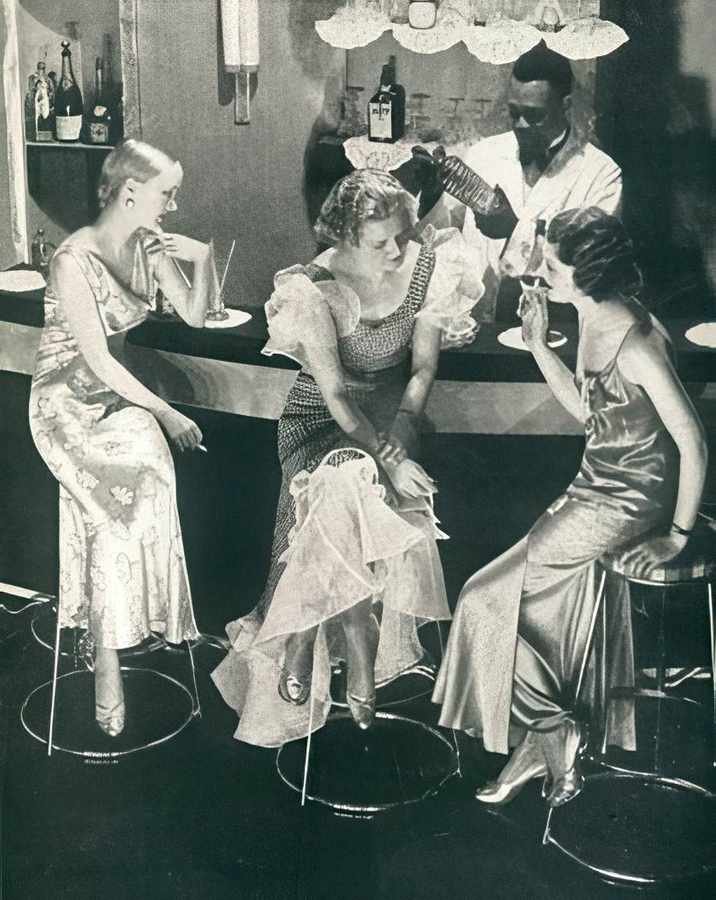 Cocktail Bar Vintage Advert A4 Photo Print