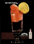 Cocktail Bitters Drink 1960s Vintage Retro Advert